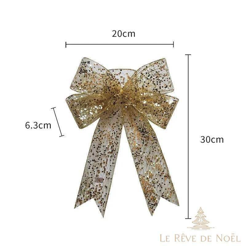 Gros noeud pour sapin de Noël